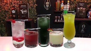 5 CÓCTELES CON VODKA FÁCILES 🍹 5 BEBIDAS DIFERENTES [upl. by Leinod345]