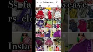 Super saree and dress collection  ss fashionweaverscloset Insta pageDo 👍👉👇🙏 [upl. by Borden780]