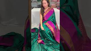 Dupion Silk Kanjivaram Saree SareeMandi kanjivaram [upl. by Zandra923]