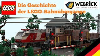 LEGO® Alle Bahnübergänge seit 1976  Bau eines ferngesteuerten Bahnübergangs mit Webrick [upl. by Dorsy]