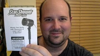 Star Shower Laser Light Review [upl. by Joanna]