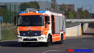 Verkehrsunfall Person eingeklemmt HLF20 FF Dietzenbach auf Anfahrt zur Schauübung [upl. by Assylla]