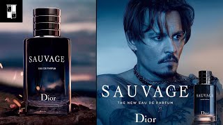 Johnny Depp DIOR SAUVAGE Eau de Parfum  Review [upl. by Yam]