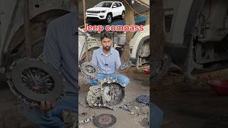 Jeep compass clutch plate pressure plate replacementyoutubeshorts shorts yt automobile [upl. by Hort399]