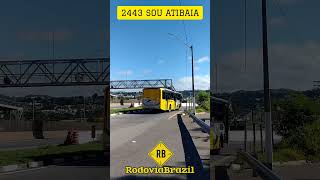 LINHA 55 APACHEVIP 5 SOU ATIBAIA NA FERNÃO DIAS KM 39 rodoviabrazil bus shorts [upl. by Jezabella]