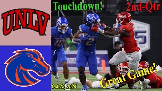 Boise State Broncos vs UNLV Rebels 2ndQtr FULL Game WEEK 9  NCAAF Today  College Football [upl. by Bruell]