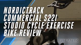 NordicTrack Commercial S22i Studio Cycle Exercise Bike Review [upl. by Entirb]