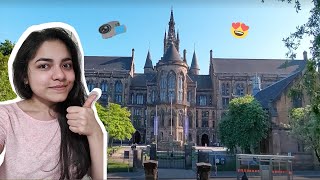 University of Glasgow Campus Tour 🏫🎥🥾 University of Glasgow Student Vlog [upl. by Adnirim341]