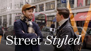 Best Mens Fashion in London  Street Styled [upl. by Llerruj]