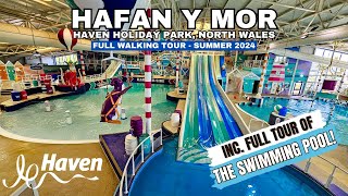 FULL WALKING TOUR INC POOL HAVEN HAFAN Y MOR NORTH WALES  HAVENS BEST SWIMMING POOL [upl. by Agace843]