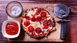 PIZZA KETO en 10 minutos  La mejor RECETA DE PIZZA KETO del mundo PASO A PASO [upl. by Ennaylloh]