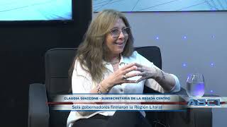 Claudia Giaccone  Subsecretaria de Región Centro [upl. by Ezar]