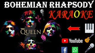 Bohemian Rhapsody  Queen  Karaoke song playback instrumental video backing track music with lyrics [upl. by Eylhsa]