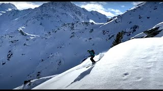 Skiing Verbier  Bluebird Powder Day [upl. by Anemij]