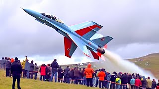 20 Most Shocking Fighter Jets Low Flyover Moments [upl. by Atalanti]