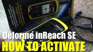 Garmin inReach SE  How to Activate Existing User [upl. by Zeret686]