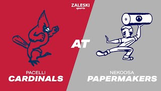 Pacelli at Nekoosa  2024 WIAA Boys Basketball [upl. by Konrad]