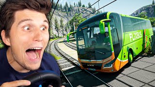 Flixbus STECKT FEST auf den GLEISEN ✪ Flixbus Fernbus Simulator [upl. by Naiva]