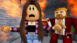 MY CREEPY NEIGHBOR TRIED TO KILL ME Roblox Brookhaven  CoxoSparkle2 [upl. by Eicrad]