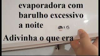 Evaporadora do ar condicionado split com barulho forte a noite saiba como resolver [upl. by Bacon522]