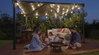 Palram Canopia Garden Gazebos Palermo Product Overview Tip Top Yards [upl. by Evvy]