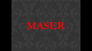 What is Maser Working principle of Maser  uses of Maser  examples of maser [upl. by Shwalb]