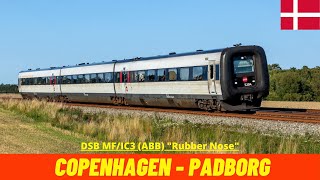 Copenhagen  Padborg DSB Denmark train drivers view 4K [upl. by Beller45]