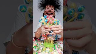 Candy Crush was eating funny candy eatingshow videoshort sugarcandy [upl. by Aicenat]