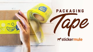 Custom packaging tape – Sticker Mule [upl. by Crissie]