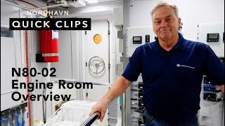 N80 engine room and lazarette overview with project manager Dave Harlow [upl. by Oratnek]