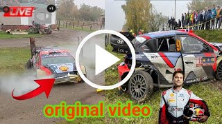 Mikkelsen Crash Video  Andreas Mikkelsen lost his car  WRC Central European Rally 2024 mikkelsen [upl. by Proffitt]