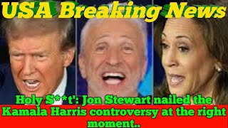 Holy St Jon Stewart Nails Exact Moment Kamala Harris Crushed Trump At Debate [upl. by Eihtak]