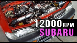 The 12000rpm Subaru called Betty 😲  Built by GotitRex [upl. by Sellma]