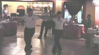 Greek dancing at Zorbas Agios San Stefanos Corfu [upl. by Essie250]