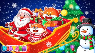 Jingle Bells  Weihnachtslieder zum Mitsingen  Sing Kinderlieder  Lucky Zee Zee Deutsch [upl. by Ziom]