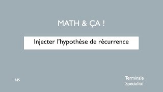 Injecter lhypothèse de récurrence [upl. by Rizika106]