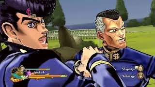 Josuke and Okuyasu Vs Kira and Shigechi [upl. by Pevzner]