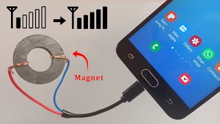 Magnet boosts the mobile antenna  Antenna Booster [upl. by Ynattir]