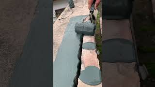 Amazing Process 💦 waterproofing part 184 easily solve problem short shortsfeed waterproofing [upl. by Ydna]