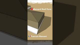 What is a Mansard Roof Shorts [upl. by Egiaf]