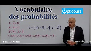 BTS OPTICIEN LUNETIER VOCABULAIRE DES PROBABILITÉS [upl. by Sajet379]