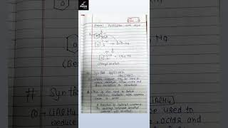 Part1 Metal hydride reduction reaction mechanism syntheticimportance POC3 Unit5 bpharm4thsem [upl. by Shivers161]