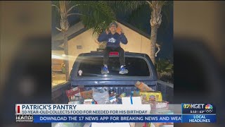 Patricks Pantry Boys birthday wish to fill up pantry granted with 1000 items [upl. by Charlet441]