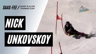 Nick Unkovskoy GS Training SaasFee 8122 [upl. by Anelet]