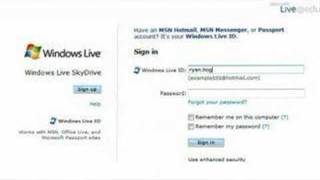 Windows Live SkyDrive  Overview [upl. by Eednak993]