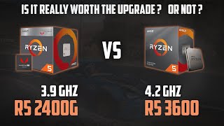 RYZEN 5 2400G vs RYZEN 5 3600  Is it really worth the upgrade   1080p 1440p and 2160p Benchmarks [upl. by Annod]