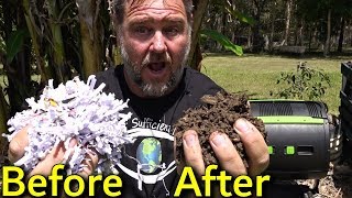 How to Turn Shredded Paper into Compost Garden Plant Food [upl. by Manas]