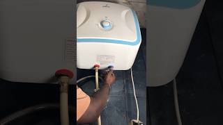 Geyser installation  geyser fitting in bathroom  geyser heating plumbing youtubeshorts [upl. by Edahs]