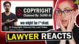 Lawyer Reacts To AI COPYRIGHT CLAIMED MY LAST VIDEO  Venus Theory [upl. by Nevla]