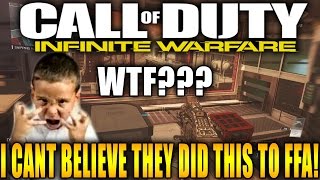 WTF I CANT BELIEVE THEY DID THIS TO FFA INFINITE WARFARE FREE FOR ALL ON SCORCH AND FROST [upl. by Dnomra]